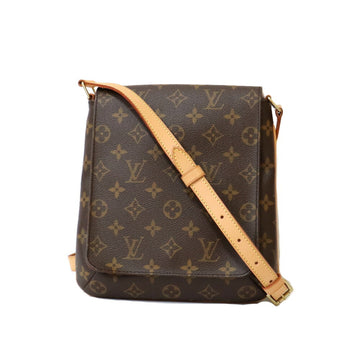 LOUIS VUITTON Shoulder Bag Monogram Musette Salsa M51387 Brown Women's Canvas