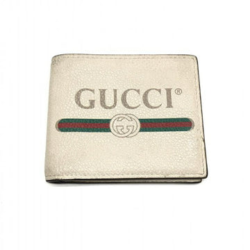 GUCCI Vintage Logo Bifold Wallet 496309  Billfold