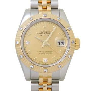 ROLEX Datejust Diamond D No. 2005 Ladies Watch 179313