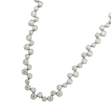 TIFFANY&Co. Diamond Necklace 39cm Pt Platinum