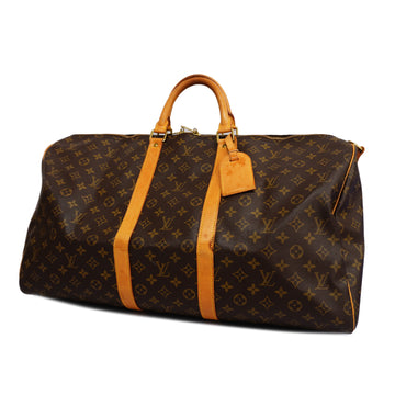 LOUIS VUITTONAuth  Monogram Keepall Bandouliere 55 M41414