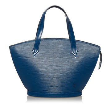 Louis Vuitton Epi Saint-Jacques Handbag Tote Bag M52275 Toledo Blue Leather Women's LOUIS VUITTON