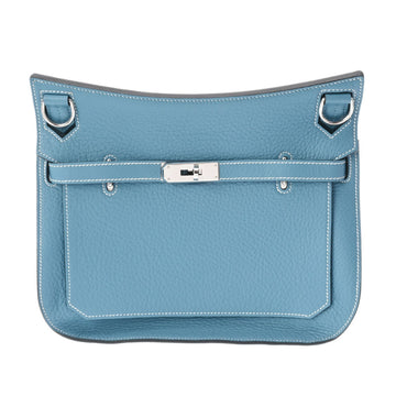 HERMES Gypsier 28 Blue Jean Palladium hardware O stamp [circa 2011] Women's Taurillon Clemence shoulder bag