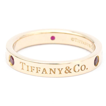 TIFFANY Flat Band Ring Pink Gold [18K] Fashion Ruby Band Ring Pink Gold