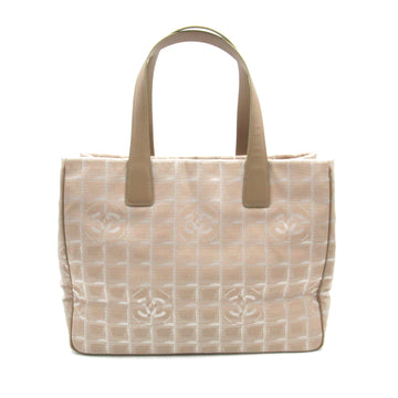 CHANEL New Travel Line Tote MM Beige Nylon