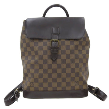 Louis Vuitton Bag Damier Women's Rucksack Backpack Soho N51132 Ebene