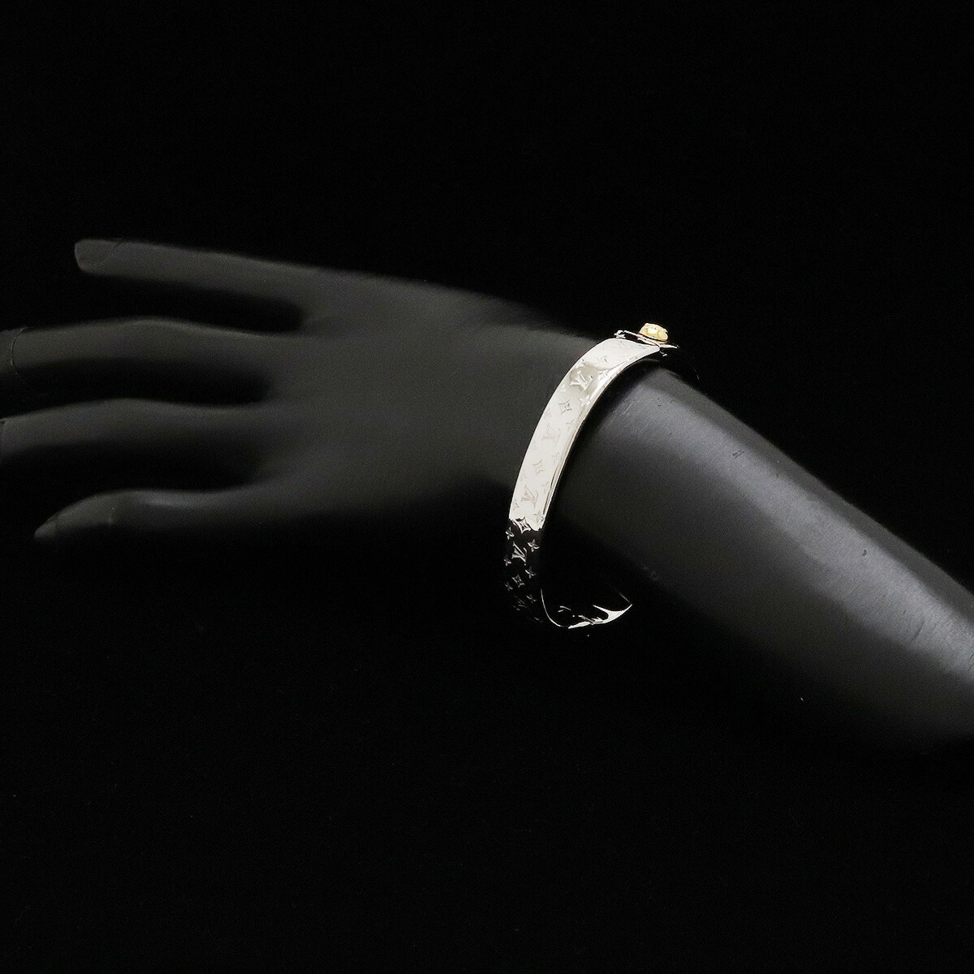 Shop Louis Vuitton Nanogram cuff (M00252) by SolidConnection