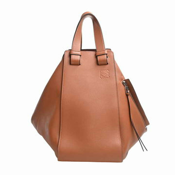 LOEWE Leather Hammock Medium Handbag - Brown