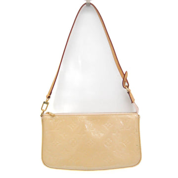 LOUIS VUITTON Monogram Vernis Pochette Accessory M90196 Women's Handbag Dune,Light Beige