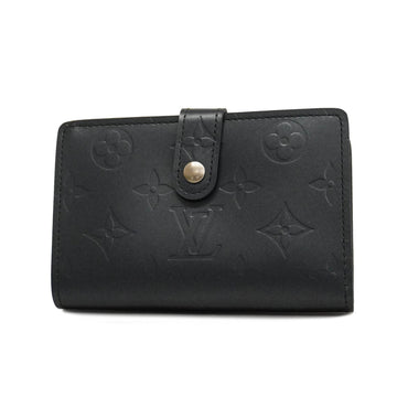 LOUIS VUITTON Wallet Monogram Matte Portomone Vie Viennois M65155 Blue Women's