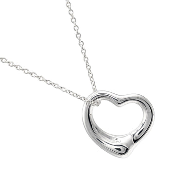TIFFANY&Co. Open Heart 16mm Necklace Current Design Silver 925 Approx. 3.03g 0.6