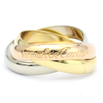 CARTIER Trinity Pink Gold [18K],White Gold [18K],Yellow Gold [18K] Fashion No Stone Band Ring Gold