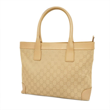 GUCCI tote bag GG canvas 33890 beige gold hardware ladies