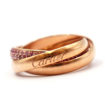 CARTIER Trinity Pink Gold [18K] Sapphire Ring Pink,Pink Gold