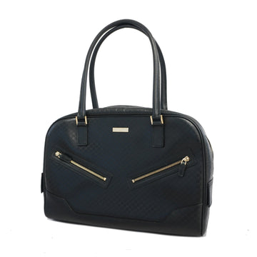 Gucci MicroGuccissima 002 1115 Women's Leather Handbag Black