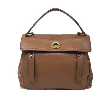 YVES SAINT LAURENT Muse Toe Handbag 229680 Ladies Brown