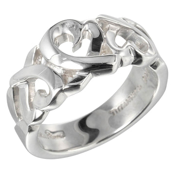 TIFFANY&Co. Triple Loving Heart No. 11.5 Ring Silver 925 Approx. 5.38g