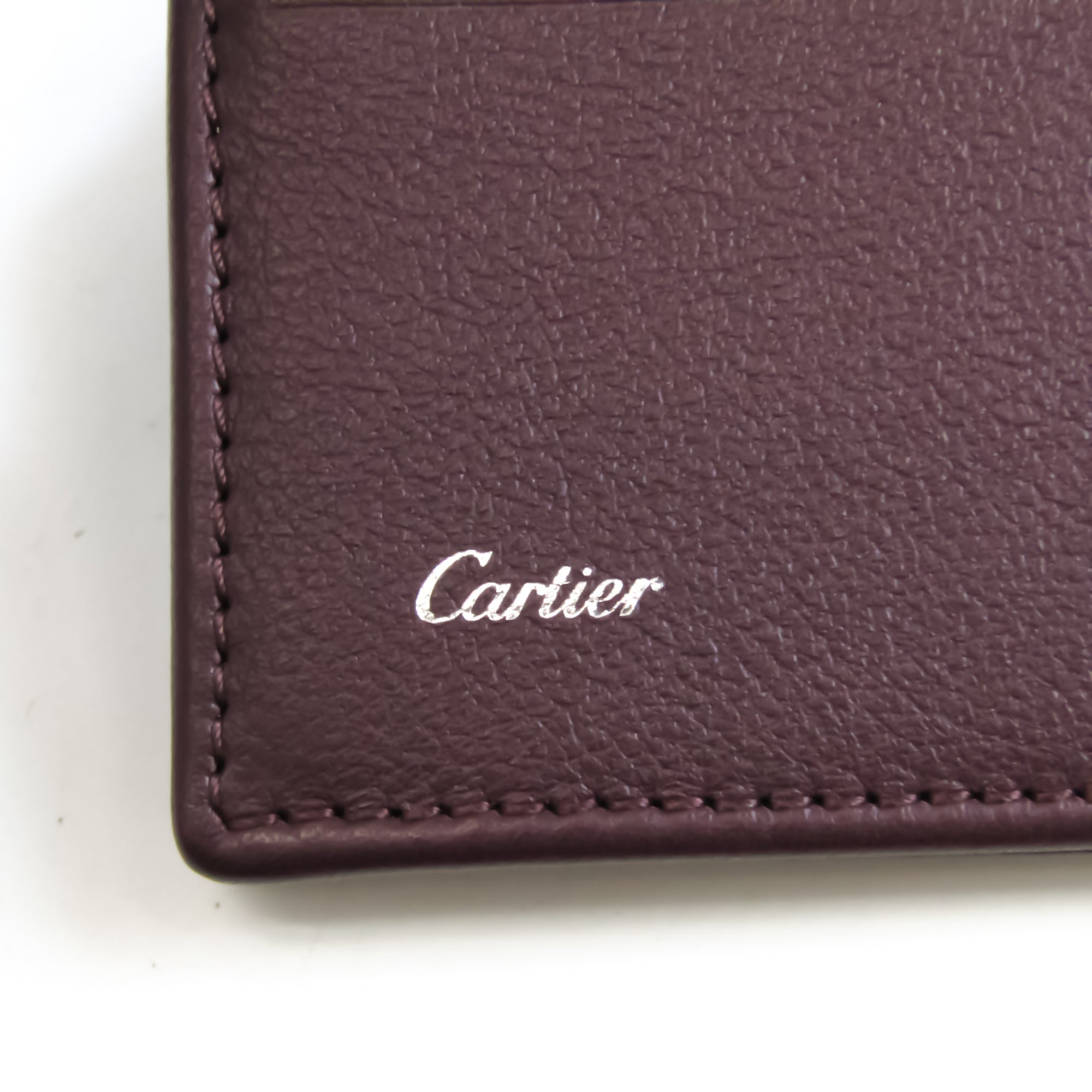 Cartier Pasha De Cartier L3001424 Men Women Leather Long Wallet bi fo