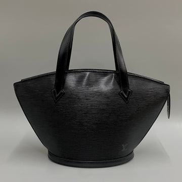 LOUIS VUITTON Vintage Saint-Jacques Epi Leather Genuine Tote Bag Handbag Mini Boston Black