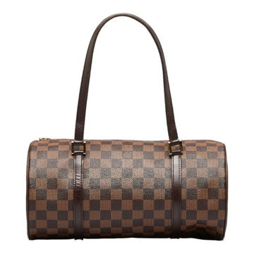 LOUIS VUITTON Damier Papillon 30 Handbag N51303 Brown PVC Leather Ladies