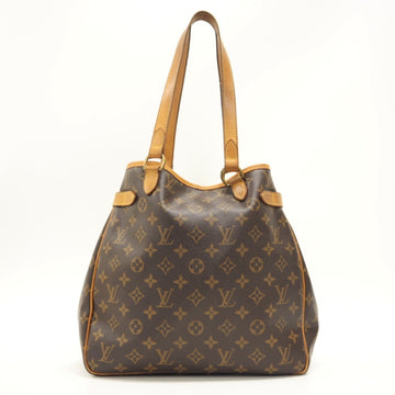 LOUIS VUITTON M51153 Batignolles Vertical Monogram Tote Bag Brown Women's