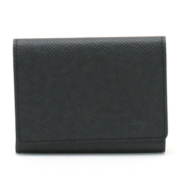 LOUIS VUITTON Taiga Anvelop Culte de Visit Card Case Business Holder Leather Ardoise Black M30922