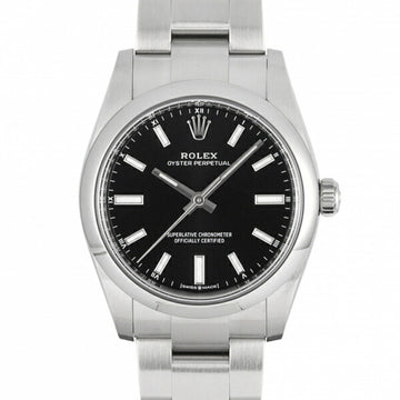 ROLEX Oyster Perpetual 34 124200 Black Dial Watch