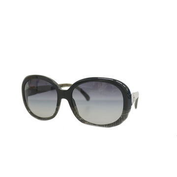CHANELAuth  Men,Women,Unisex Sunglasses Black Sunglasses 5176 silver hardware