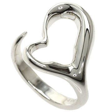 TIFFANY Open Heart Ring Silver Ladies &Co.