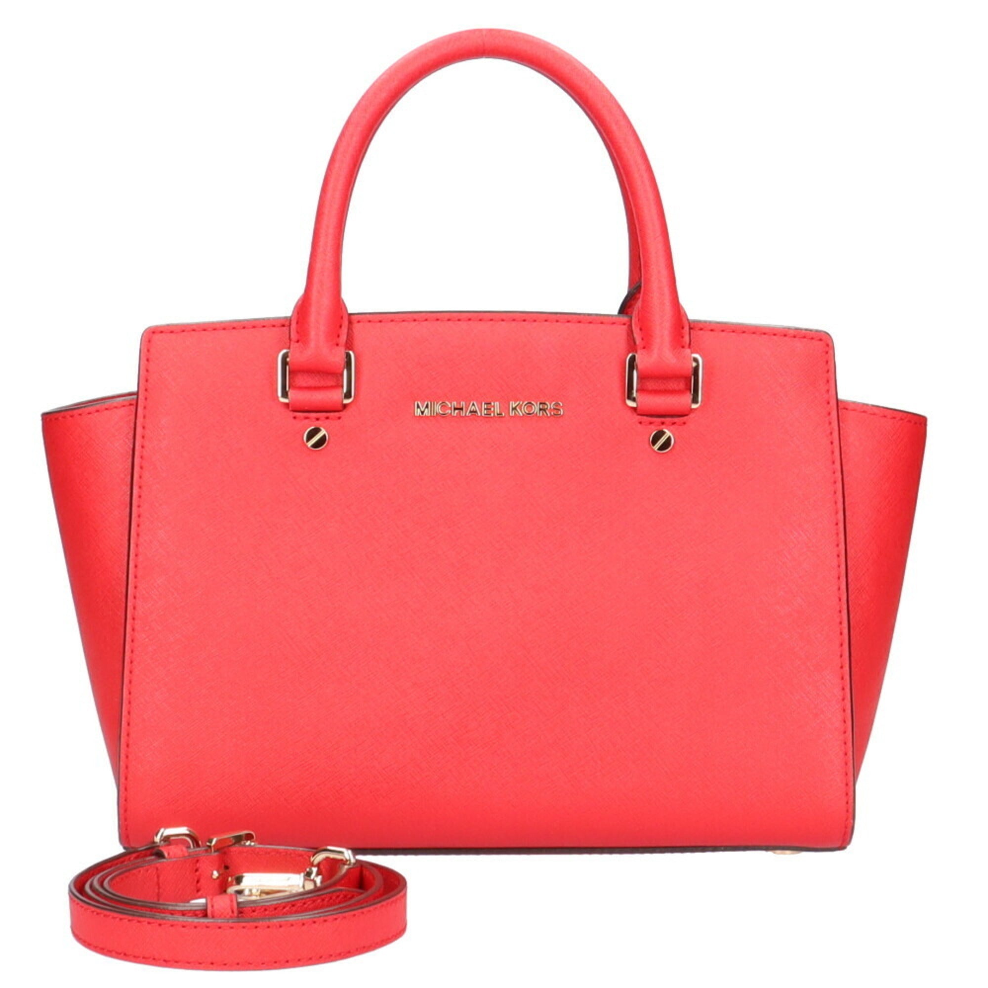 Michael kors sling hot sale bag red