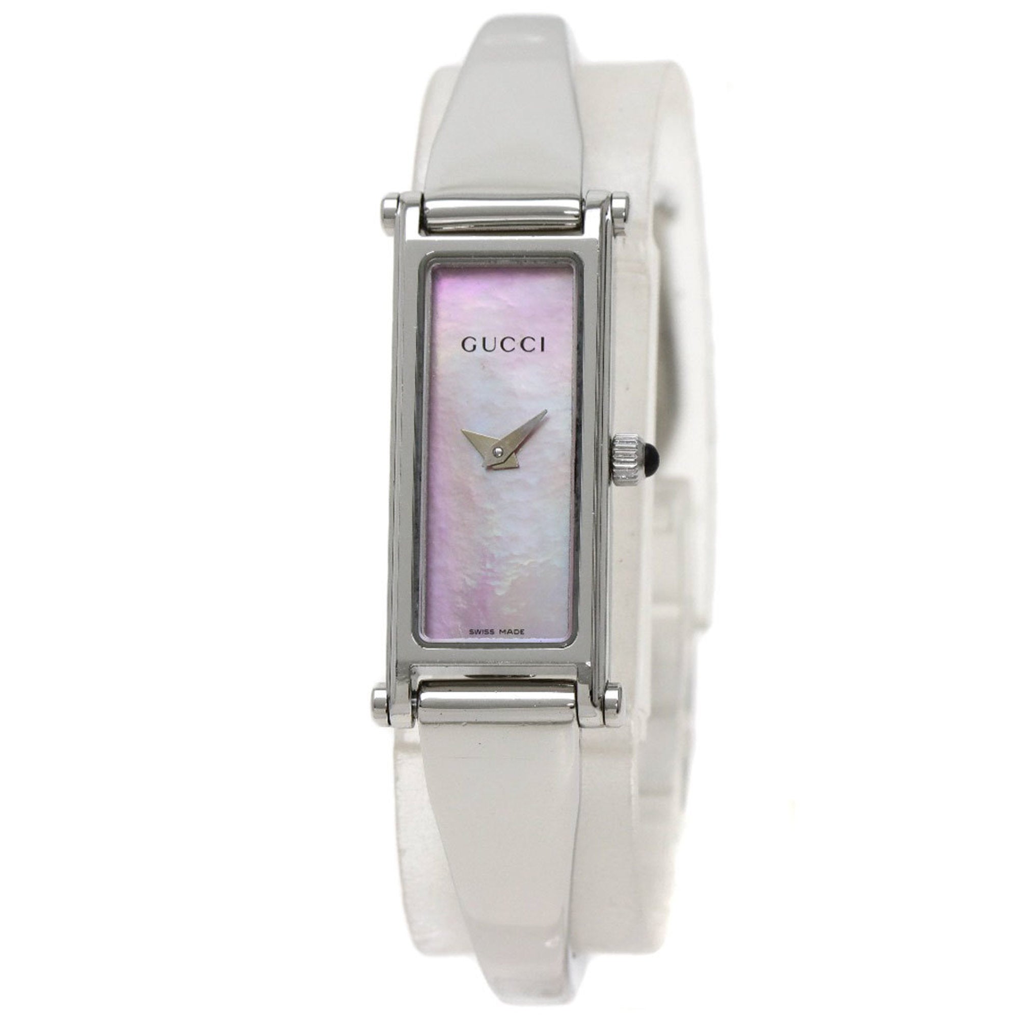 Stainless steel clearance gucci watch women