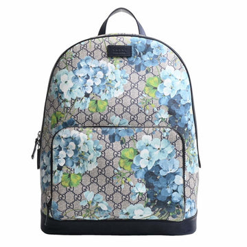 GUCCI GG Blooms Backpack Rucksack 406370 Navy/Blue/Multicolor Women's