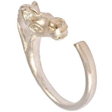 HERMES Cheval Horse Ring Silver #11