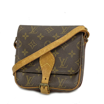 LOUIS VUITTON Shoulder Bag Monogram Cartesiere M51254 Brown Ladies