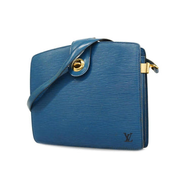 LOUIS VUITTON Shoulder Bag Epi Capuchin M52345 Toledo Blue Ladies