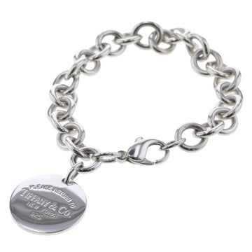 TIFFANY Return to Round Tag Chain Bracelet Silver 925 Women's &Co.