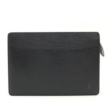 LOUIS VUITTON Epi Pochette Homme Second Bag Clutch Noir Black M52522