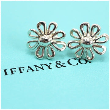 TIFFANY Earrings Flower Silver 925 &Co Ladies Post Type