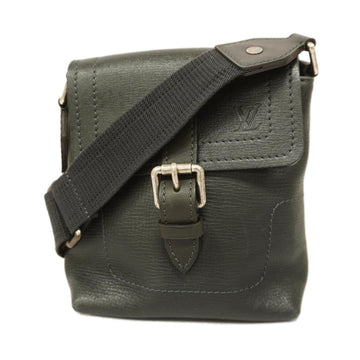 LOUIS VUITTON Shoulder Bag Utah Yuma M97024 Basalt Men's