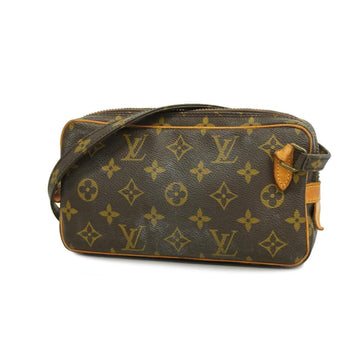 LOUIS VUITTON Shoulder Bag Monogram Pochette Marly Bandouliere M51828 Brown Ladies