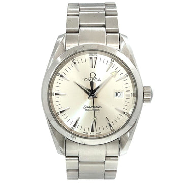 OMEGA Seamaster Aqua Terra 2518 30 Men's Watch Date Silver Dial Quartz