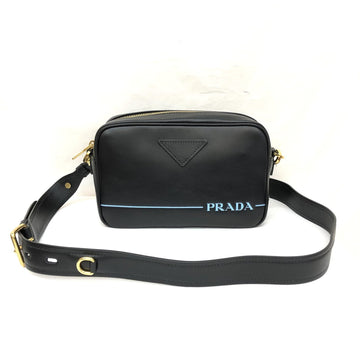 PRADA shoulder bag 1BH093 2AIX F0002 CITY CALF NERO black calf leather logo sling crossbody diagonal made in Italy G card men's women's IT9Y9PCHG0CG RLV2589M