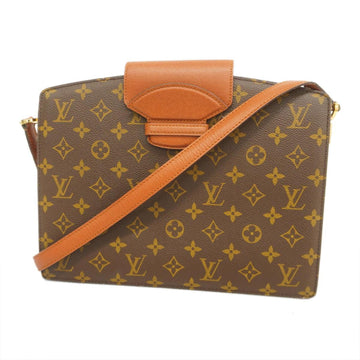 LOUIS VUITTON Shoulder Bag Monogram Courcel M51375 Brown Ladies