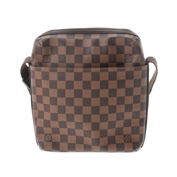 LOUIS VUITTON Damier Trotabourg Brown N41135 Unisex Canvas Shoulder Bag