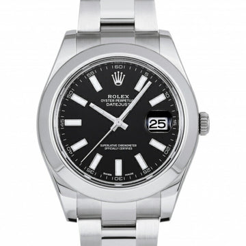 ROLEX Datejust II 116300 black dial watch men