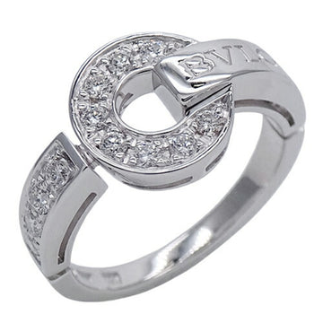 BVLGARI Ring Women's 750WG Diamond White Gold Approx. No. 10 343169 Polished