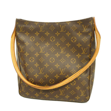 LOUIS VUITTON Shoulder Bag Monogram Looping GM M51145 Brown Ladies