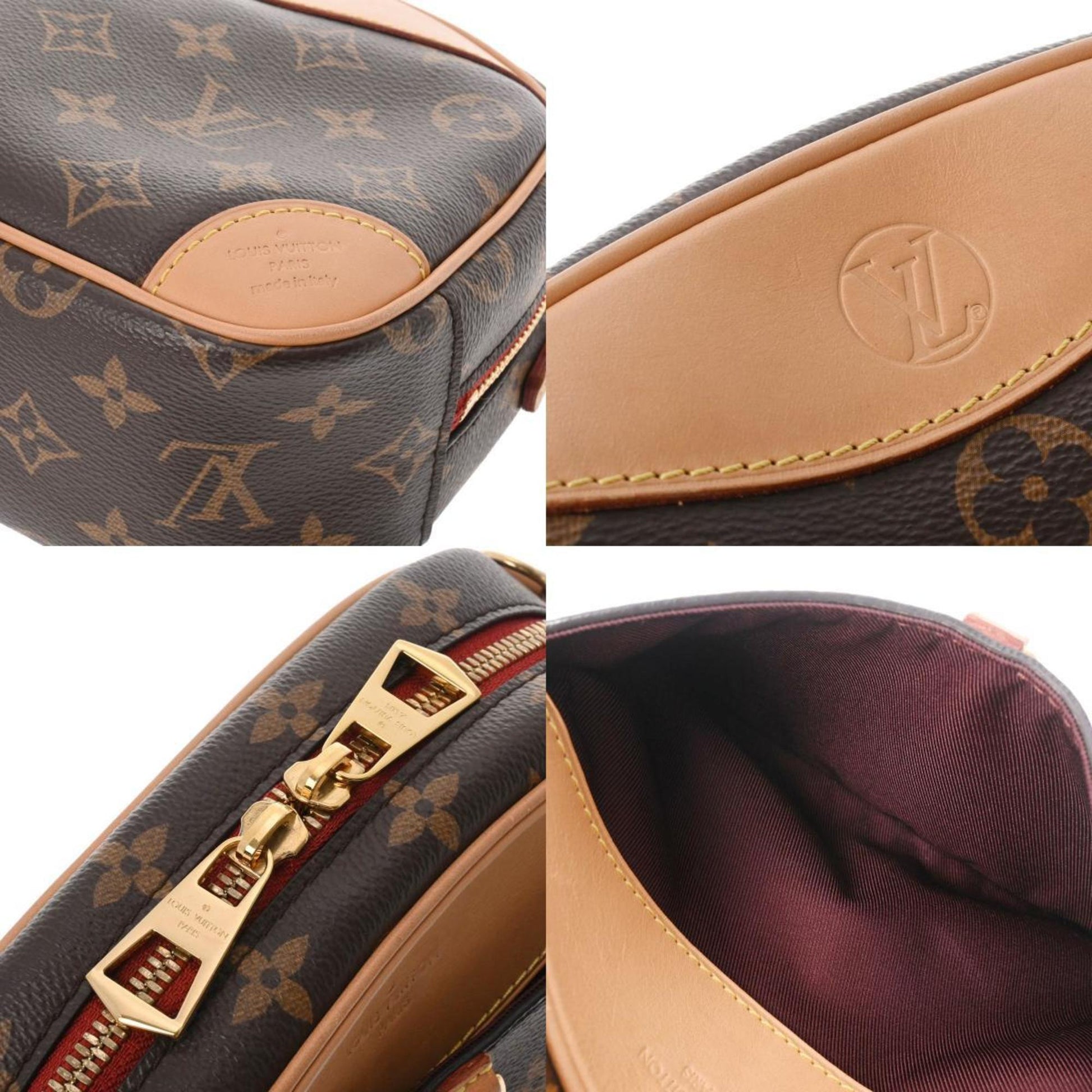 Louis Vuitton, Bags, Louis Vuitton Deauville Mini Ladies Handbag M45528  Monogram Brown