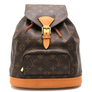 LOUIS VUITTON Montsouris PM Women's Backpack/Daypack M51137 Monogram Monogram/Brown