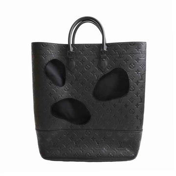 Louis Vuitton Emplant With Halls MM Rei Kawakubo Tote Bag Black Leather